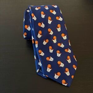 Basketball Hoops Alynn Silk Men’s Neck Tie